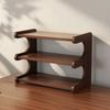 3multi-Level Rack with Curved Supports Sturdy Shelf Stable for Dorm