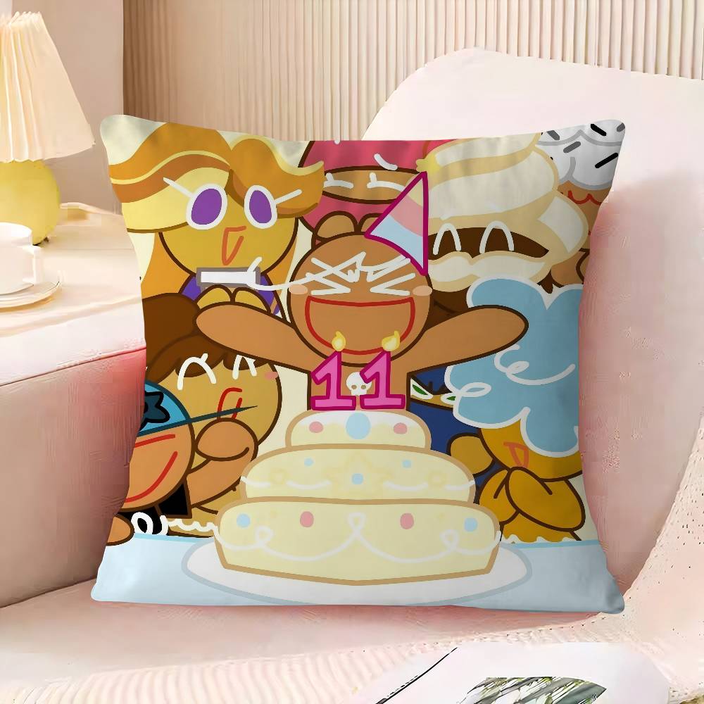 C-Cookie R-Run K-Kingdom Pillow Cover Sofa Cushion Cover Home Room Decoration Children Gift