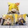 ZZZ Ju Fufu Ju Fufu Zenless Zone Zero cushion cover soft Pillow Case for Sofa Living Room Home office Decor Protective Covers
