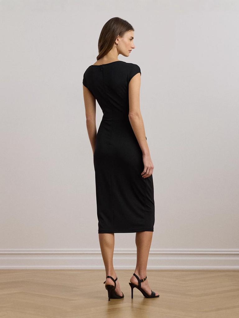 2025 Women's Elegant Slim-fit Midi Skirt with Waist Metal Accents and Slit