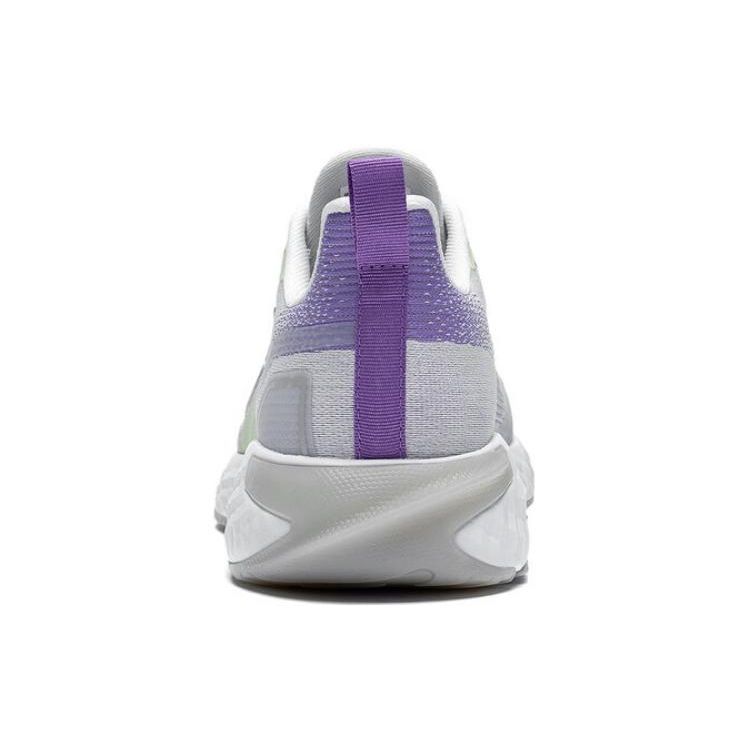 Li Ning Cloud Runner Breathable Low-Top Running Shoes Men Sneakers White Purple ARST011-1
