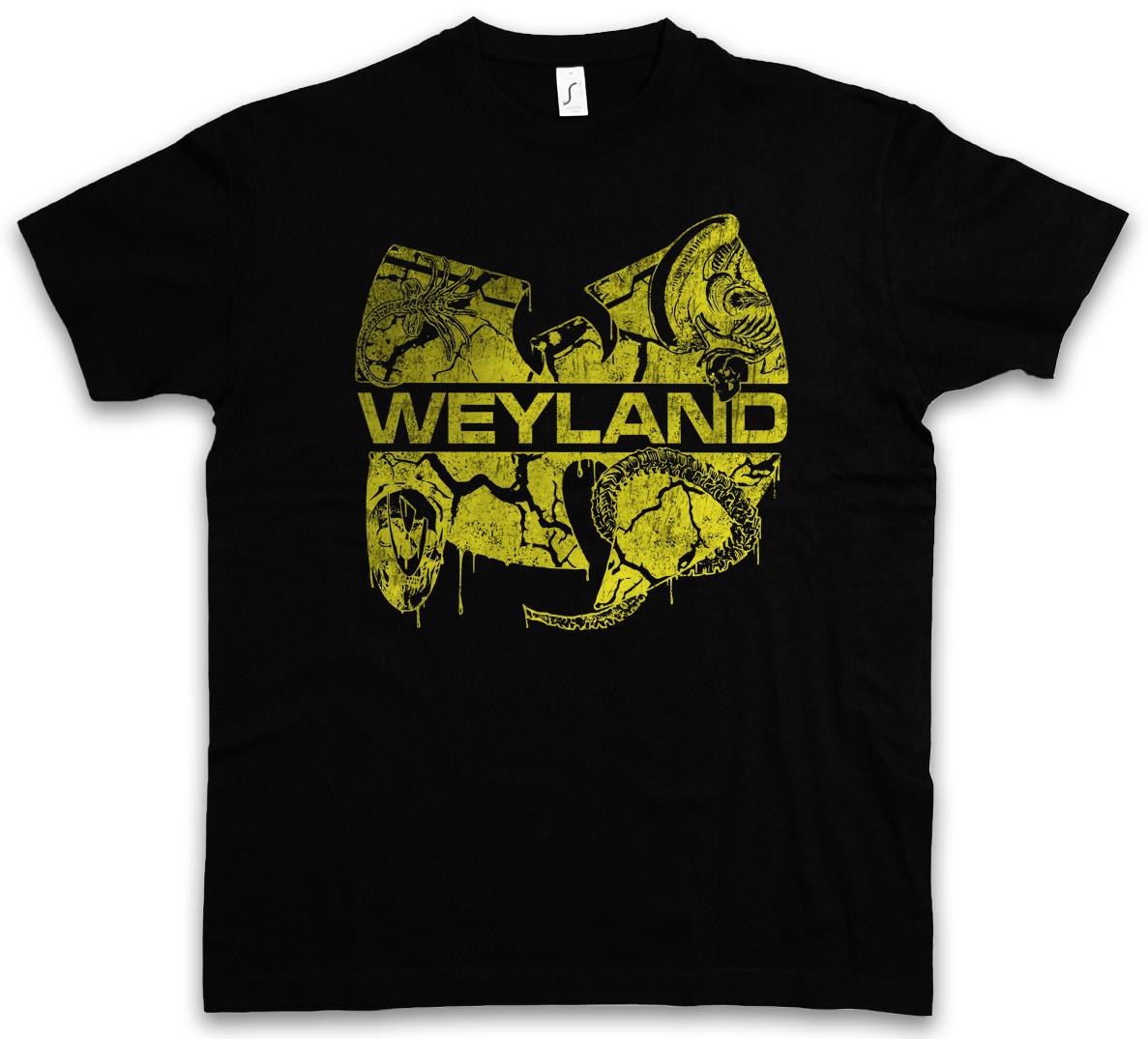 WU WEYLAND T-Shirt Mens Womens Tees Top Prometheus USCSS Alien Tang Hip Hop Fun Yutani Logo 2XL
