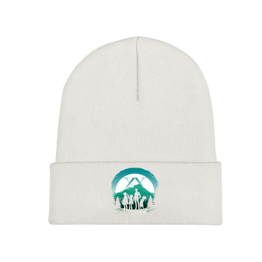 Hunter X Hunter XHunter Team Strickmütze für Damen, Unisex, Skullies, Mützen, Wintermützen, Polyester, lässige Kappe