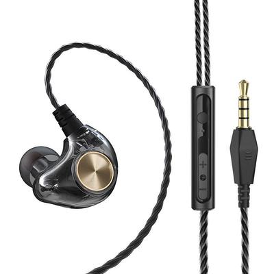 3.5MM Wired Earphones 9D HiFi Stereo Music With HD Microphone Super Bass Headset Support Volume Control Noise Reduction