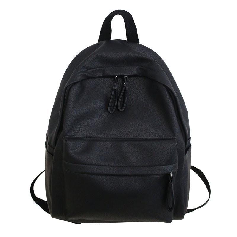 EAHKGmh PU Leather Fashionable Large-Capacity Backpack College-Style College Student Bookbag Laptop Computer Backpack EAHKGmh PU Leather Fashionable Large-Capacity Backpack College-Style College Student Bookbag Laptop Computer Backpack