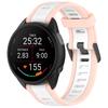18mm 20mm 22mm Officiellt Silikonarmband För Garmin Forerunner 55 165 965 265 645 Music Mjukt armband för Gramin Venu 3S Band