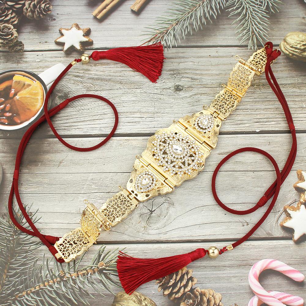 Chic Hand Rope Belt Women's Waist Chain Belt Hand Woven Rope Fringe Jewelry