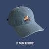 Versatile Denim Baseball Hat For Women With Cute Fox Embroidery Ideal For Spring