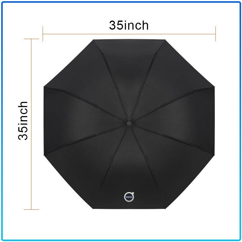 Car Logo Umbrella Auto Folding Windshield Sunshade Umbrella For Volvo XC90 XC60 XC40 V40 V50 V60 S40 S50 S60 S70 S80 S90 240 C70 Vnl Truck