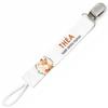 Planetee Pacifier Clip for Name THEA Cunning Like Mama Fox | Pacifier Clip Baby Shower Gift