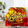 Cheetos Theme Printed Blanket - Perfect for Couch, Bed, Travel & Outdoor Use | Machine Washable, Cozy & Durable.