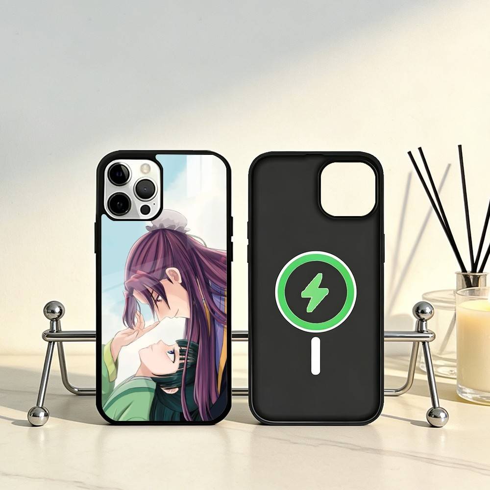 

The Apothecary D-Diaries Maomao Phone Case For iPhone17,16,15,14,13,12,11 Plus,Pro Max Magnetic For Magsafe Wireless Charging iPhone15PROMAX