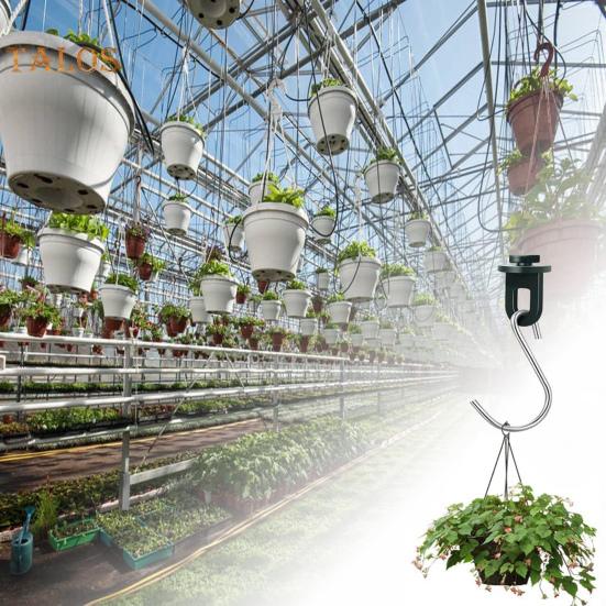 

1 комплект, крепежный зажим для теплицы, недеформируемый, многофункциональный, антикоррозийный, практичный, для уличного сада, подвесной крючок для растений, товары для дома