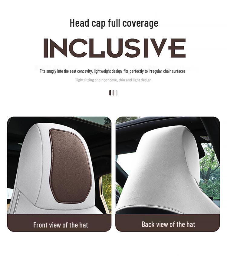 BYD Song PLUS Semi-Enclosed Suede Car Seat Cushion - Universal Saddle Pad for All Seasons