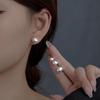 2024 Min Yue S925 Sterling Silver Pearl Stud Earrings for Women: Elegant and Simple High-End Jewelry
