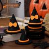 New Non-woven Halloween Witch Hat Small Craft DIY Decorations Doll Hat Miniature Cap Halloween Costume Accessory