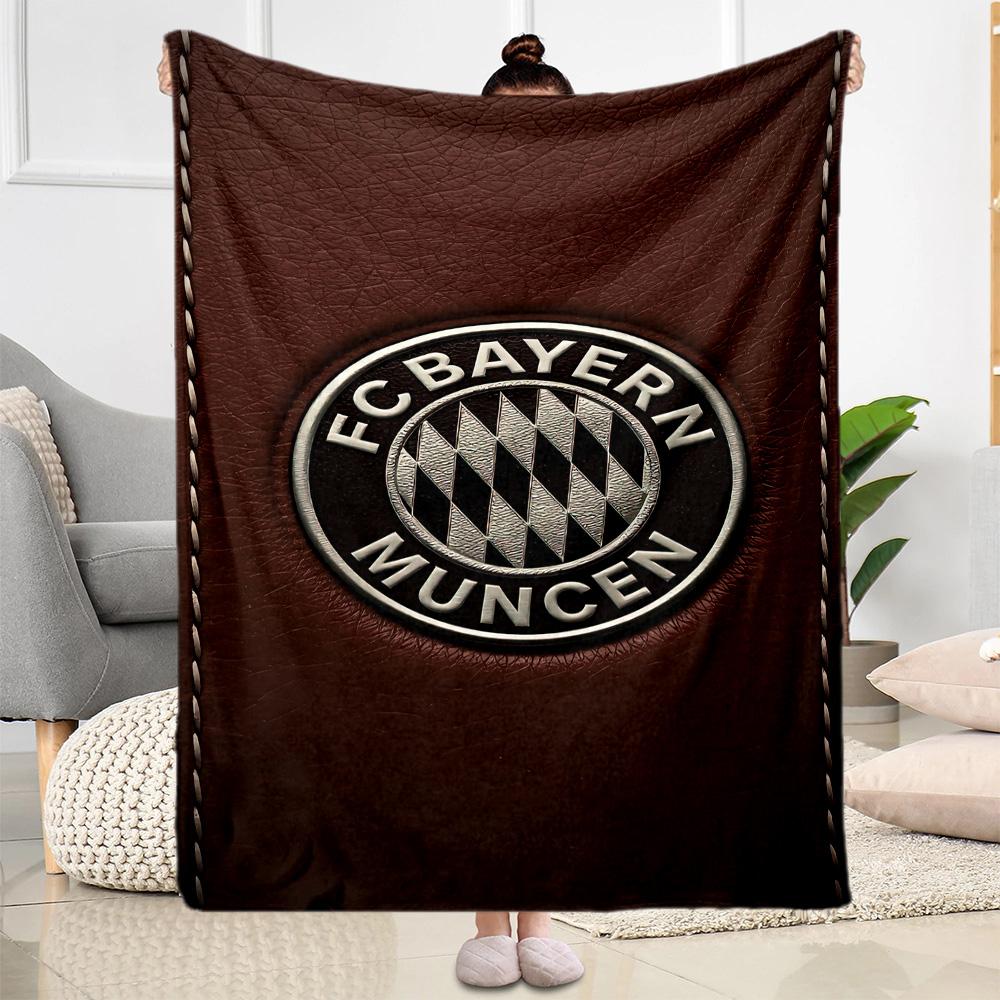 Bayern Munich Blanket Soft Warm Cozy Suitable for Couch Sofa Bedding Four Seasons Universal Modern Gifts For Family Or Friends