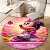 Personalized M-Minnie Round Chair Office Rug - Perfect for Mat, Office Chair & More - Ideal Gift for Birthdays and Holidays
