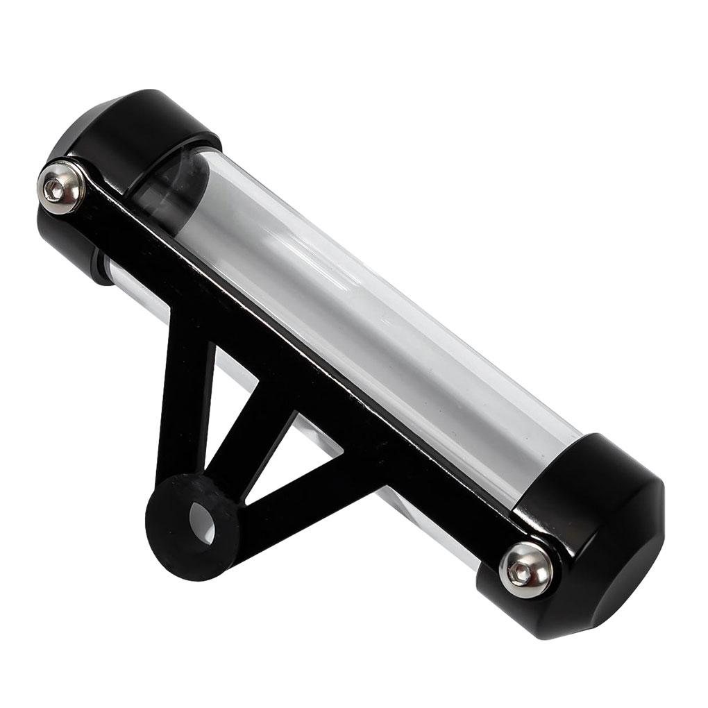 Durable Motorcycle Tax Disc Tube High Performance Stylish Motorcycle Tax Disc Holder Easy To Install чёрный