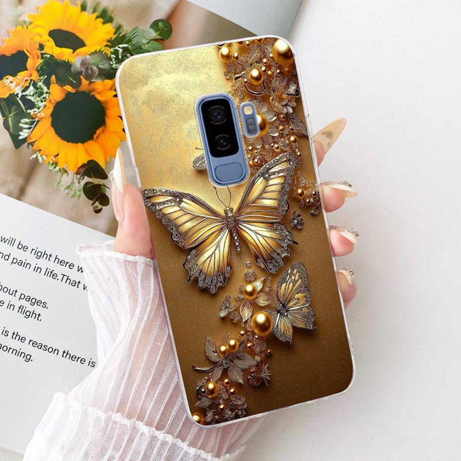 For Samsung Galaxy S9 S9+ Case SM-G960F SM-G965F Cover Fashion Dragon Lion Cartoon Soft Silicone Bumper on Samsung S9 Plus Shell