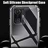 For Xiaomi 11T Clear Phone Mykt deksel HD Transparent for Xiaomi 11 T 6,67" 21081111RG Støtsikkert anti-ripe deksler Shell Safety