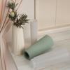 2 Pcs Striped Flower Vase Silicone Molds Flower Container Epoxy Resin Mold Plaster Pen Holder Mold for DIY Crafts