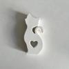 3D Love Cat Silicone Candle Molds Standing Cat Crafts Plaster Resin Cement Mold DIY Cats Candlestick Aromatherapy Gypsum Mould