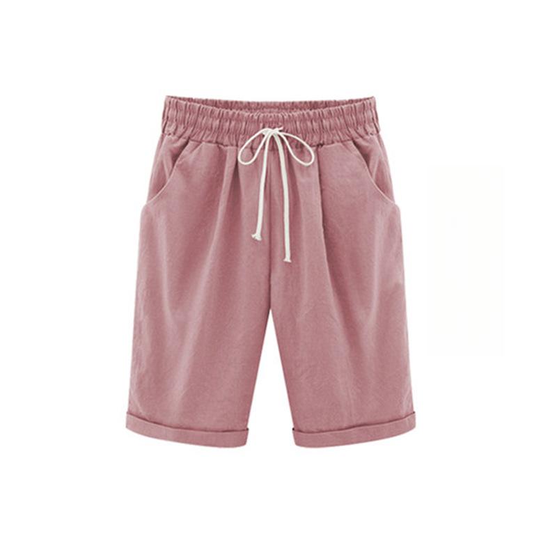 Summertime Casual Pants Women's Sports Five-point Pants Thin Outer Pants