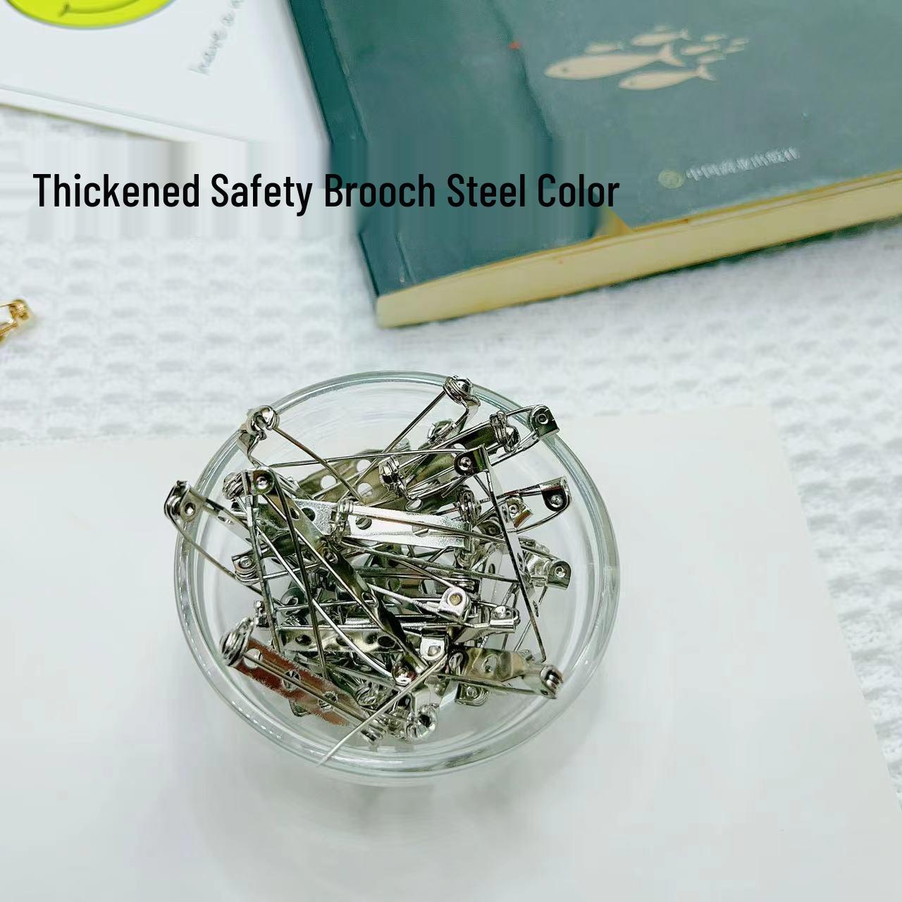 

Утолщенная брошь-булавка для одежды своими руками - Металлические аксессуары-броши с безопасной застежкой 2.5 cm