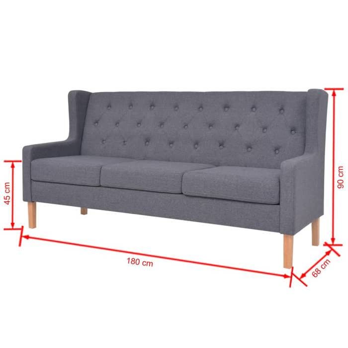 VidaXL Ensemble de Canapé 2 pcs Sofa de Salon Canapé de Salle de Séjour Meuble de Salon Sofa de Salle de Séjour Maison 274933