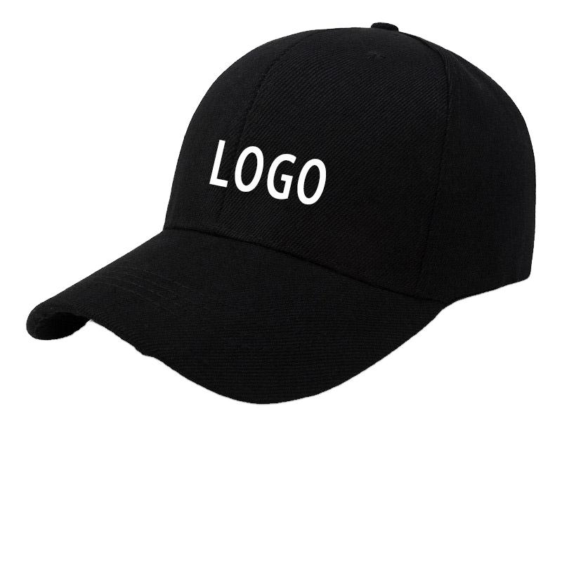 US Tax Free High Quality Custom Adjustable Snapback Baseball Caps Custom Embroidery Unisex Baseball Sports 6-panel Hat Caps