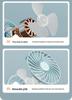 USB Rechargeable Mini Stroller Clip Fan: Portable Outdoor Fan