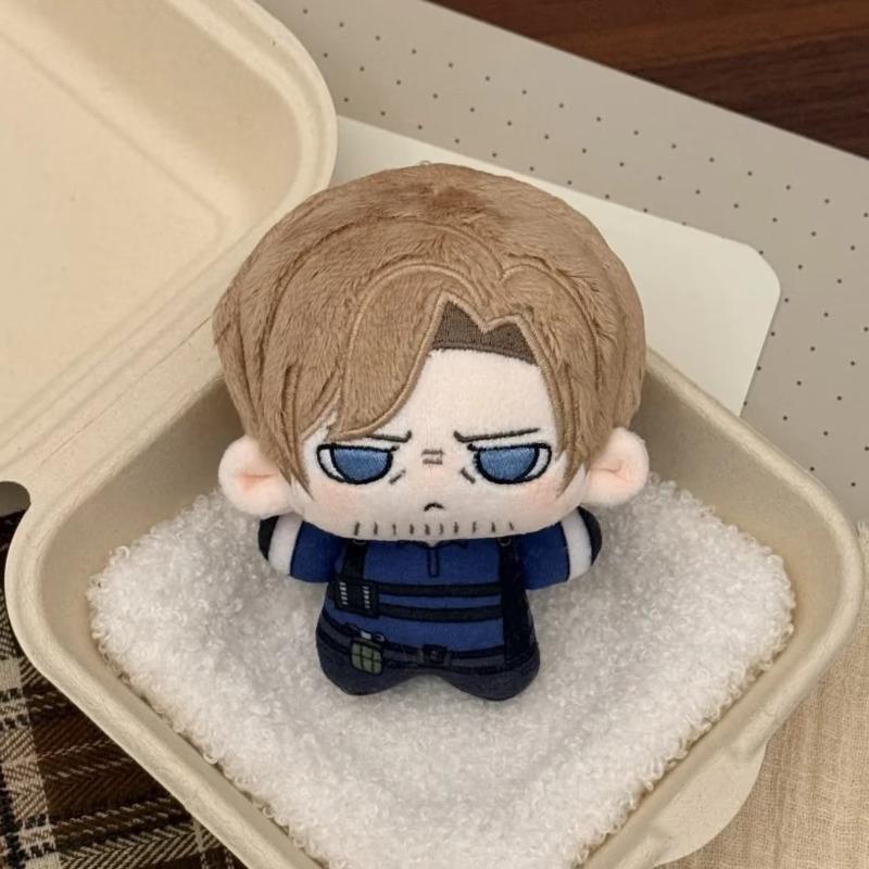 New 10Cm Resident Evil Leon Cosplay Plush Doll Cute Game Cotton Doll Toys Kawaii Plushies Dolls Stuffed Doll Kids Gift Toys