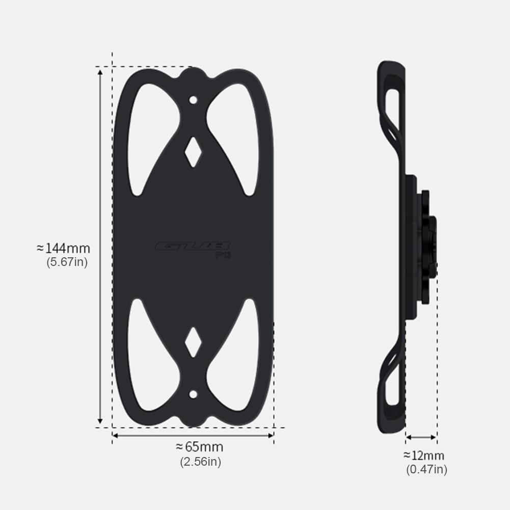 Silicone Bicycle Phone Stand Universal Motorcycle Mobile Phone Support Bicycle Navigation Phone Bracket for Phones Over 4Inch