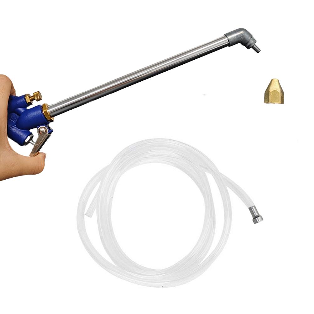 Air Blow Gun Pneumatic Engine Cleaning Gun with 4Ft Hose, Cleaning Degreaser Sprayer Tool Water Jet
