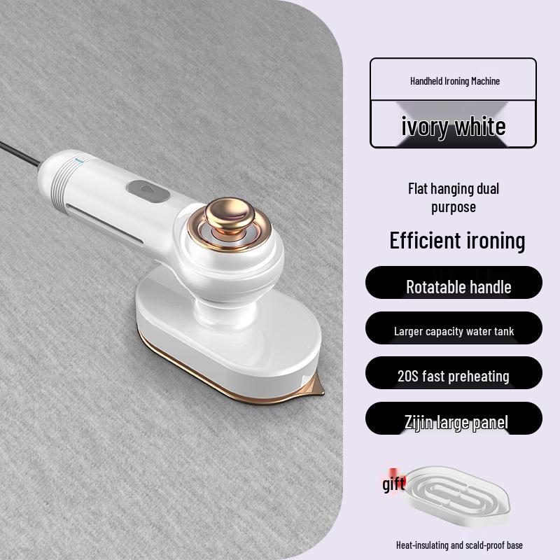 Portable Smart Dual-Stage Iron Steamer: Foldable, Dry/Wet Ironing, Garment Steamer белый