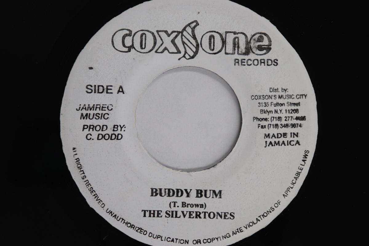 

7inch Record SILVERTONES - Buddy Bum none COXSONE RECORDS Jamaica Reggae, Ska & Dub Used
