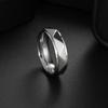 2024 New European and American Couple Titanium Steel Rings