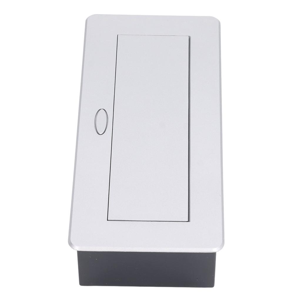 Power Socket Box 4 Switzerland Standard 3 Hole Outlets USB Ports Up Embedded Receptacle Box