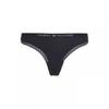 Womens/Ladies Logo Lace Embellished Thong