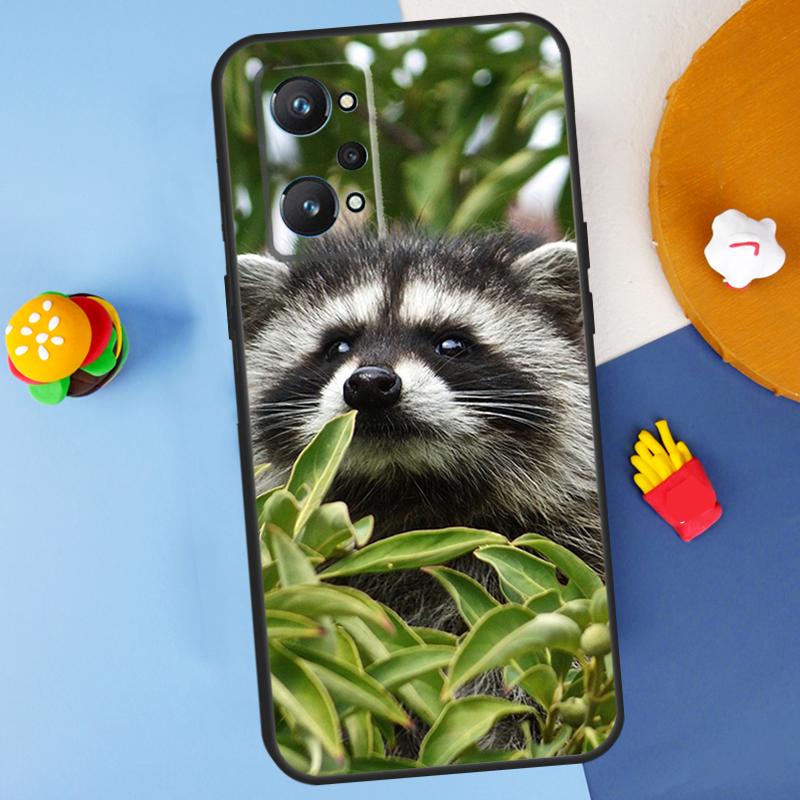 Raccoon For Realme GT Neo 5 3 2 C55 C35 C33 C31 C30 C25 C21Y C15 C11 Realme 8 9 10 11 Pro Plus Case
