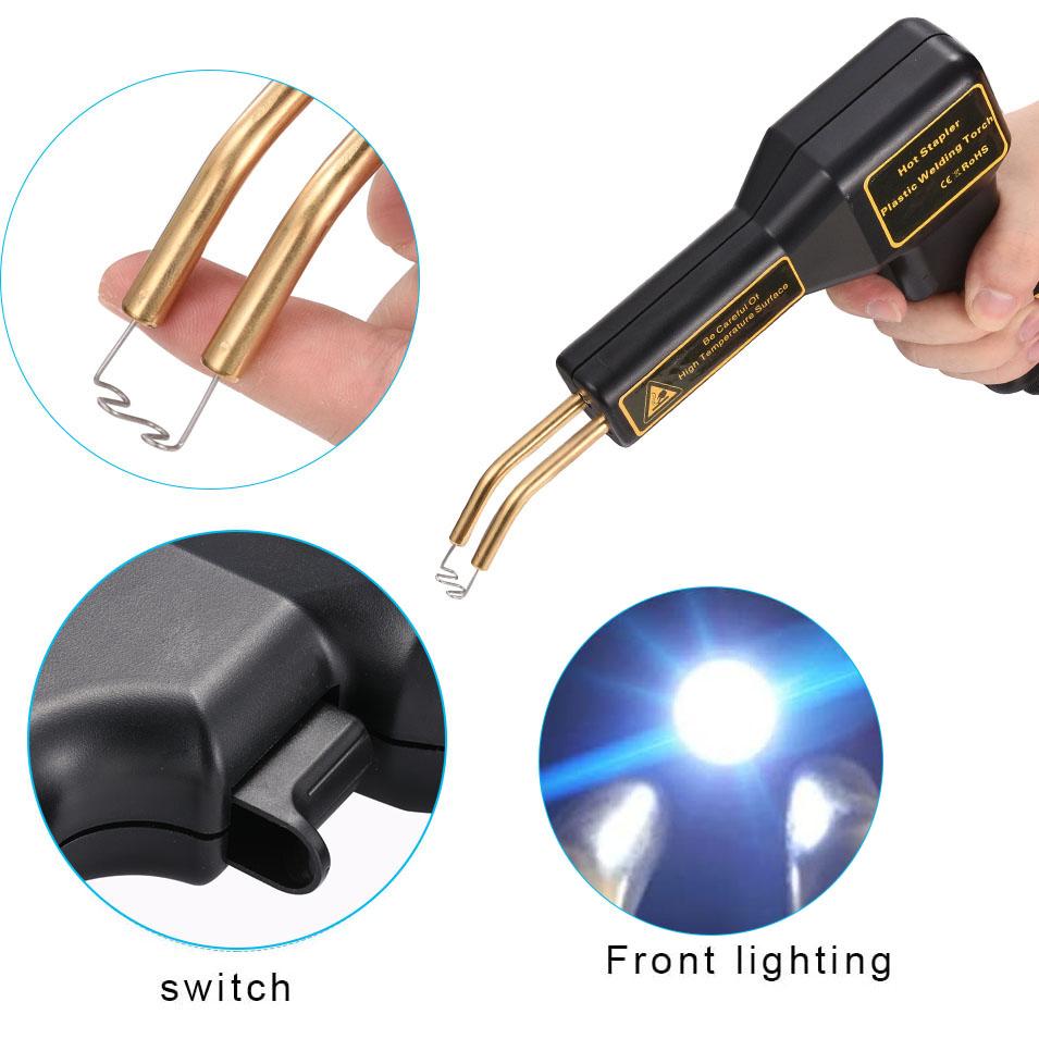 Auto Welder Garage Tools Hot Staplers Sheet Metal Welding Machine Staple PVC Plastic Repairing Machine Car Bumper Repair