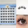 Natural Comic C-Curl Glue-Free False Eyelashes Segmented Self-Adhesive Lashes Easy To Wear Perfect For Beginners