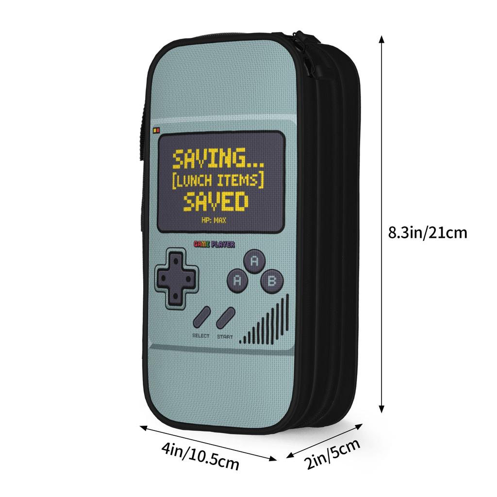 Classic Video Game Console Pencil Case Large Capacity Kids School Supplies Pen Case Birthday Gift