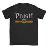 Oktoberfest Drinking Men Women T Shirt Summer German Flag Prost Novelty T Shirts Men's Cotton O-Neck Oversize Tees Short Sleeve