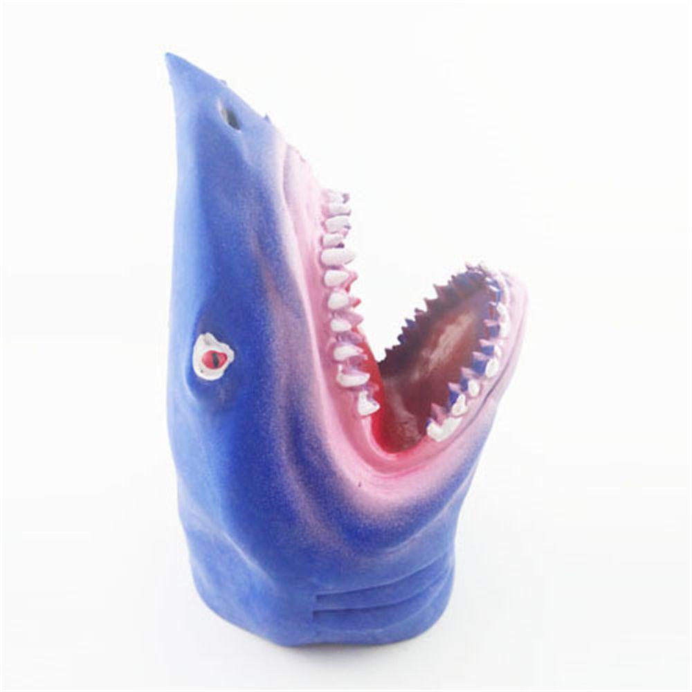 Dolls Hand Toy Animal Toys Fingers Puppets Animal Head Gloves Shark Dinosaur Shark Hand Puppet