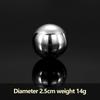 25mm Stainless Steel Ice Cubes Ball Reusable Whiskey Stones Set New Spherical Steel Ice Cubes
