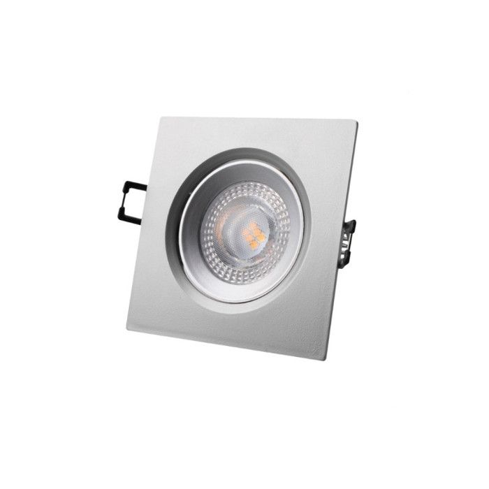 Spot LED Encastrable EDM - 5W - 380lm - 3200K - Cadre Chromé - 31658