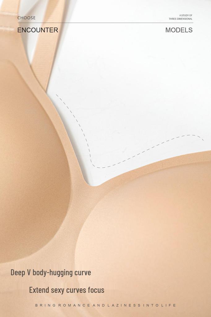 Seamless Wire-free Push-up Lingerie for Large Busts - Soft, Anti-Sagging, Summer Thin Bra
