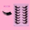 Curl Cat Eye False Eyelashes Eye Elongated Faux Mink Lashes Manga Lashes Fake Lashes  Makeup Tools